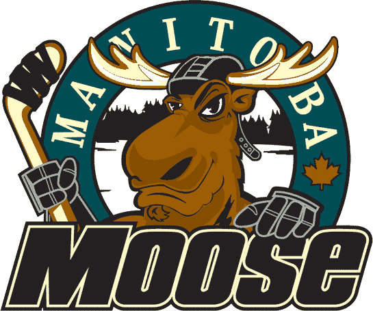 Manitoba Moose 2001-2005 Primary Logo vinyl decal